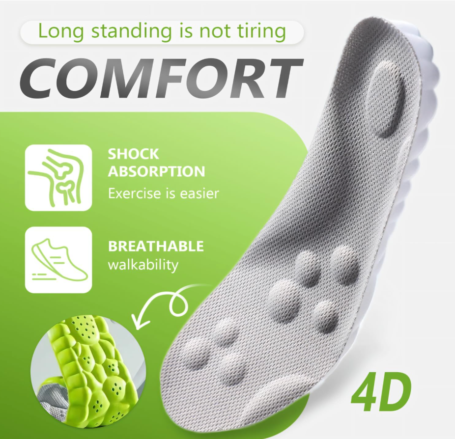 StratoSteps - Premium Memory Foam Einlegesohlen Orange