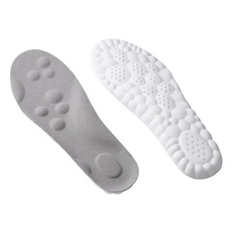 StratoSteps - Premium Memory Foam Einlegesohlen Grau